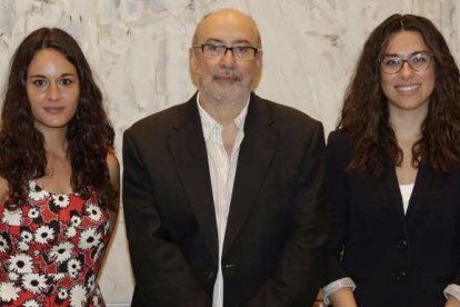 El Consejero de Transparencia Manuela Alcaraz junto a la secretaria autonómica y a la directora general de Transparencia