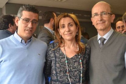 José Vicente Riera, María Villajos y Joaquín Ballester