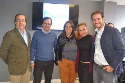 Juan Luis Omeñaca, Fernando Letamendía y Borja Fadón.