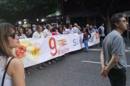 Incidentes en la tensa manifestación vespertina de Valencia