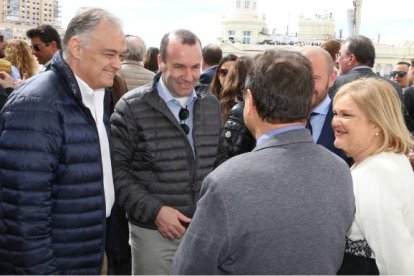 Esteban González Pons, Vicent Soler y Carmen de Rosa