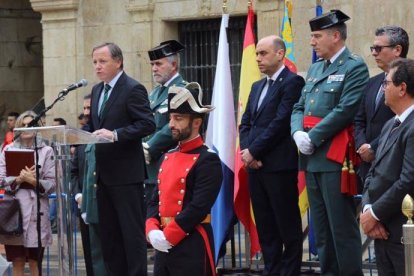 El delegado del Gobierno en la Comunitat, Juan Carlos Moragues, en un momento de su discurso.