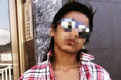 Uno de los niños de 14 años acusados del doble asesinato.