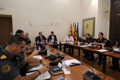 Un momento de la Junta de Seguridad celebrada en Elche.