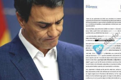 El documento oficial en el que Presidencia reconoce que no hubo análisis oficial de la tesis.