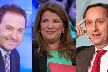 Castillón, Claver y Cuesta, los presentadores elegidos por Cs, PP y Vox respectivamente