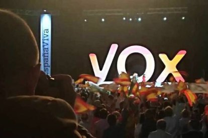 Éxito de VOX en Vistalegre.