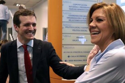 Cospedal se decantó públicamente por Casado este lunes.