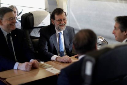 A Mariano Rajoy le gustaba más el AVE.