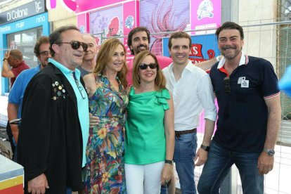 Pablo Casado centró la atención de los medios.