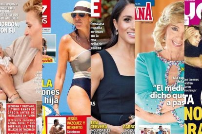 Miércoles de revistas del corazón.