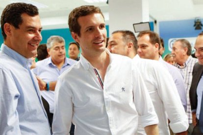 Casado con el líder del PP andaluz, una tierra muy disputada.