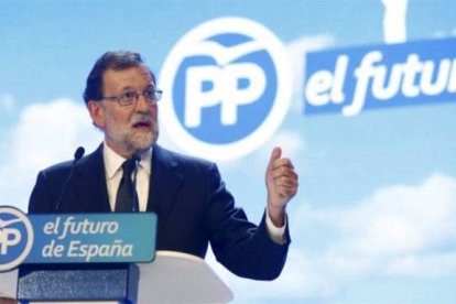 Rajoy, durante su discurso.