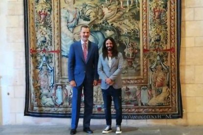 El Rey Felipe VI se reunió este lunes con el presidente del Parlament, Baltasar Picornell.