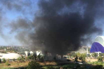 El incendio no ha causado daños personales ni en los animales