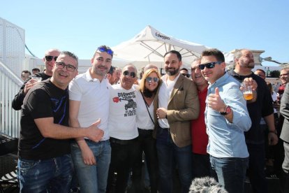 Abascal en la terraza del Ateneo de Valencia.