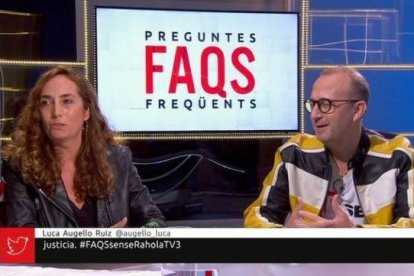 Carolina Punset y Alexis Marí en TV3