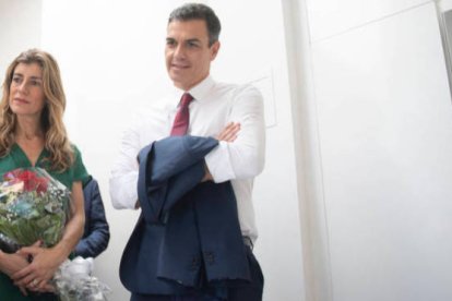 Begoña Gómez y Pedro Sánchez.