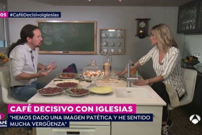 Iglesias sí se tomaría un café con Abascal.