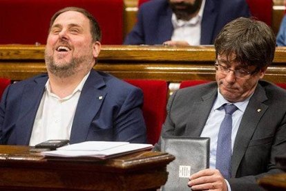 Junqueras y Puigdemont, los dos grandes protagonistas del procés