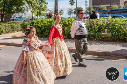 La Agrupación de Fallas del Marítimo homenajea a la Senyera