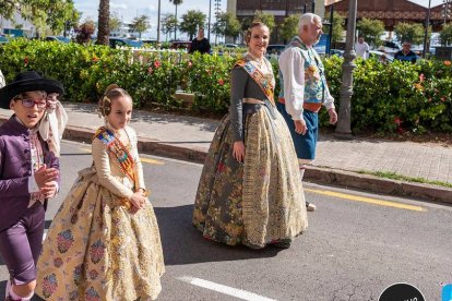 La Agrupación de Fallas del Marítimo homenajea a la Senyera