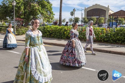 La Agrupación de Fallas del Marítimo homenajea a la Senyera