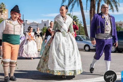 La Agrupación de Fallas del Marítimo homenajea a la Senyera