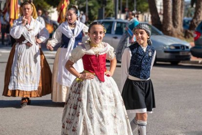 La Agrupación de Fallas del Marítimo homenajea a la Senyera