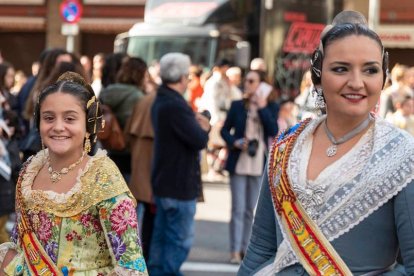 La Agrupación de Fallas del Marítimo homenajea a la Senyera