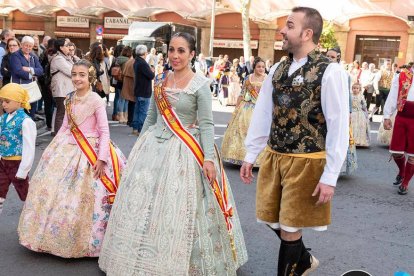 La Agrupación de Fallas del Marítimo homenajea a la Senyera