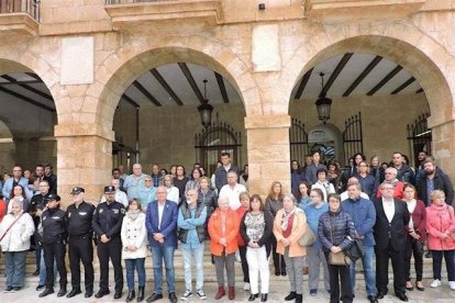 Concentración en el Ayuntamiento de Dénia.