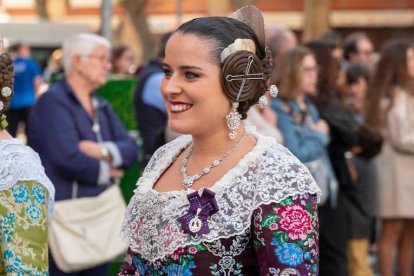 La Agrupación de Fallas del Marítimo homenajea a la Senyera