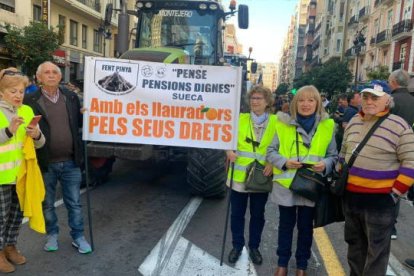 El sector agrario valenciano se manifiesta en Valencia