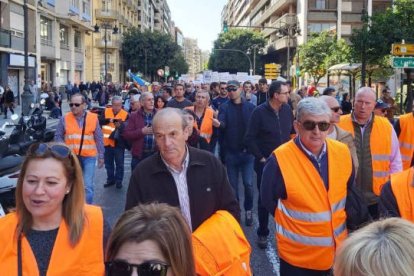 El sector agrario valenciano se manifiesta en Valencia