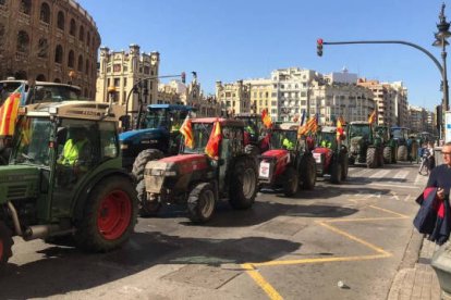 El sector agrario valenciano se manifiesta en Valencia