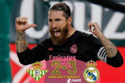 Sergio Ramos marcó el gol de la victoria tras un penalti señalado desde el VAR.