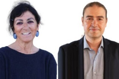 La alcaldesa de Compromís, Rosa Vila, y el portavoz del PSPV-PSOE, Héctor Joaquín Morales