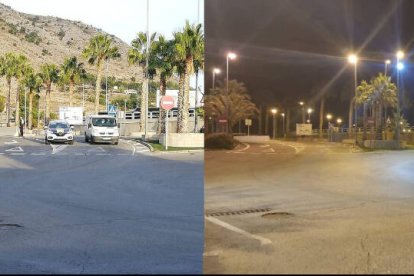 Las entradas a Elda y Petrer controladas por la Policía Local quedan accesibles durante la noche