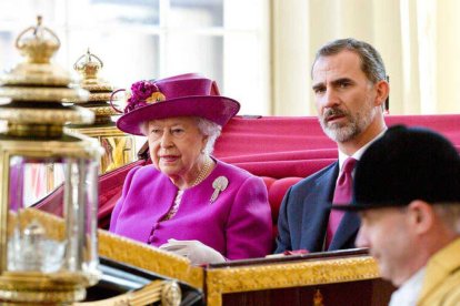 Felipe VI y la Monarca.