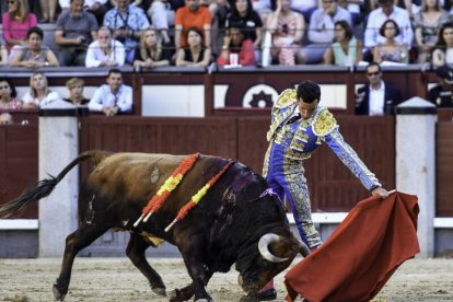 San Isidro 21ª. Román da todo lo que tiene, corta una oreja y es herido