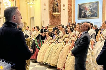 Ricardo Ferris en la Catedral de Valencia.