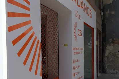 Sede de Ciudadanos en Elche.