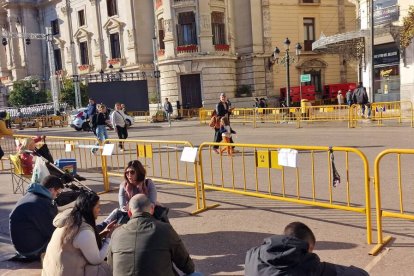 Plaza del Ayuntamiento de Valencia.