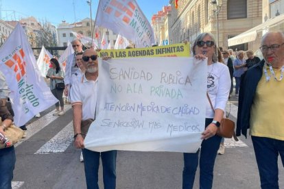 Manifestación de los médicos de la Comunidad Valenciana en Alicante