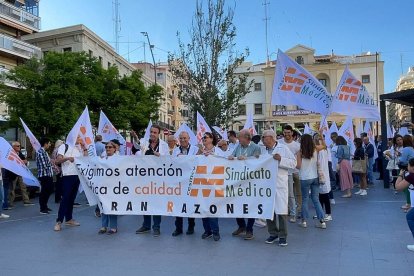 Manifestación de los médicos de la Comunidad Valenciana en Alicante