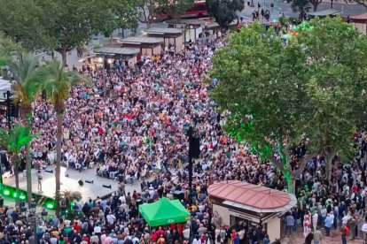 Santiago Abascal, Gil Lázaro, Carlos Flores y Juanma Badenas en Valencia / Sonia García - ESdiario.