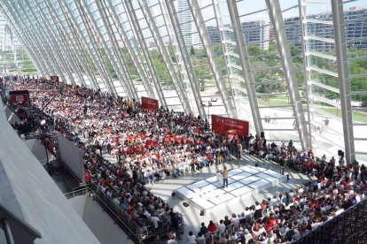 El Museo de la Ciencia llenó en el acto central de campaña - PSOE