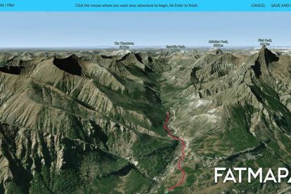 Creando una ruta con FATMAP