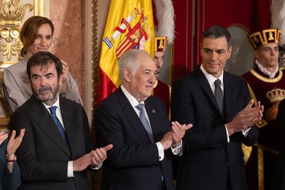 Pedro Sánchez y Cándido Conde-Pumpido